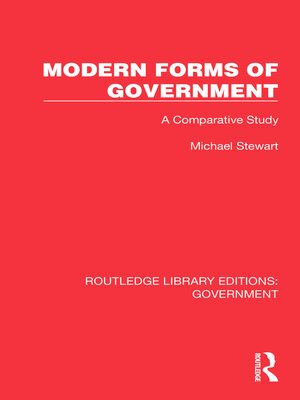 cover image of Modern Forms of Government